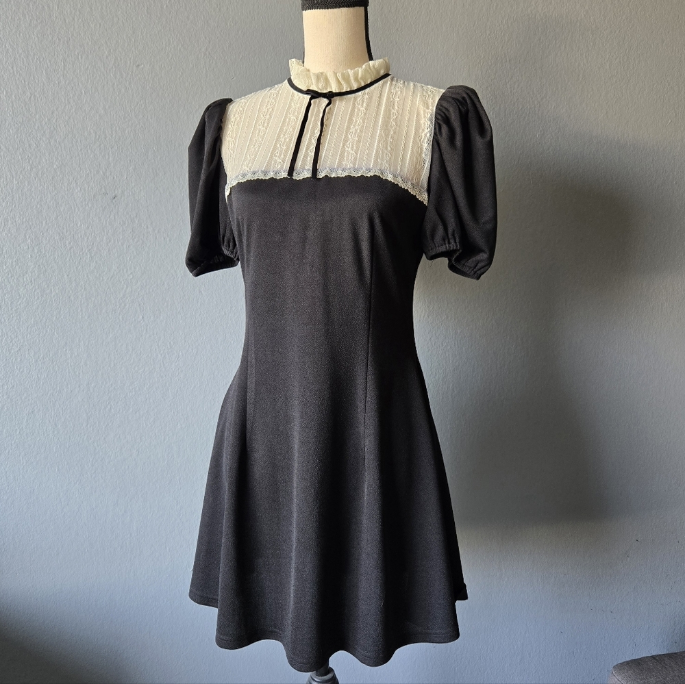 Horoscopez Future Visions Lace Bib Dress